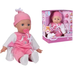 Simba Soft Body Doll Laura - Baby Talk 38cm -Speelgoed Voor Kinderen simba soft body doll laura baby talk 38cm a353756 4
