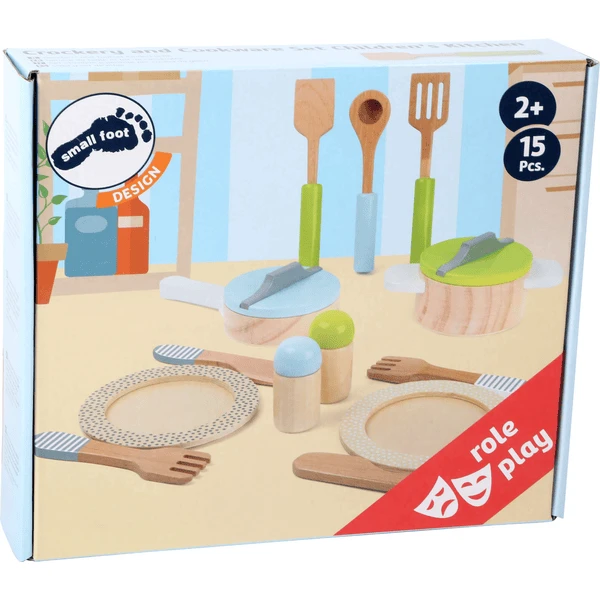 Small Foot ® Keukengerei En Pannenset Voor Kinderen 4 Small Foot ® Keukengerei En Pannenset Voor Kinderen - Afbeelding 4