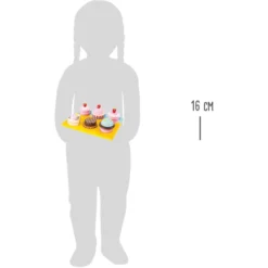 Small Foot ® Snijden Cupcakes En Taarten -Speelgoed Voor Kinderen small foot snijden cupcakes en taarten a351558 2