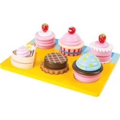 Small Foot ® Snijden Cupcakes En Taarten -Speelgoed Voor Kinderen small foot snijden cupcakes en taarten a351558 4