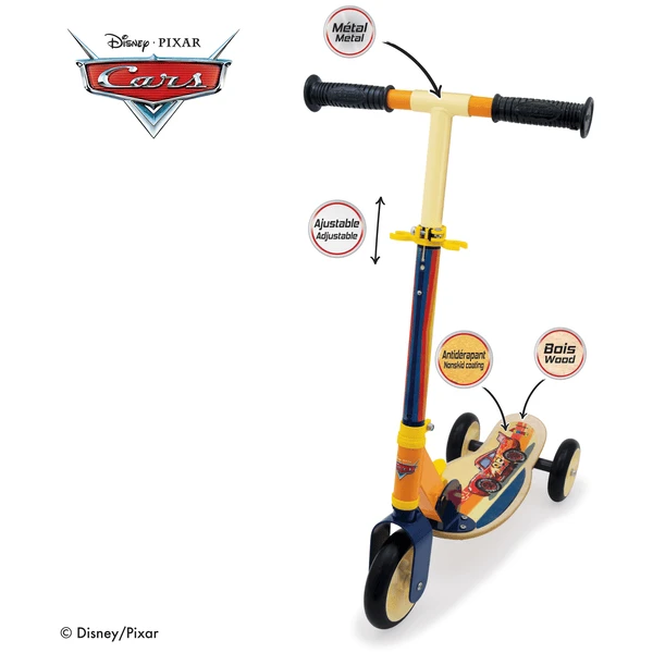 Smoby Auto's Houten Scoot Er, 3 Wielen 2 Smoby Auto's Houten Scoot Er, 3 Wielen - Afbeelding 2