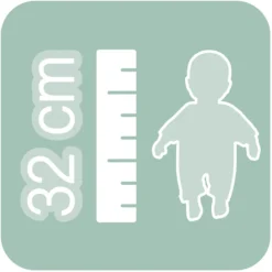 Smoby Baby Nurse Knuffelpop, 32 Cm -Speelgoed Voor Kinderen smoby baby nurse knuffelpop 32 cm a354785 2