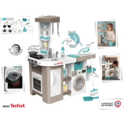 Smoby Tefal Studio Keuken Met Wasruimte -Speelgoed Voor Kinderen smoby tefal studio keuken met wasruimte a355557 3