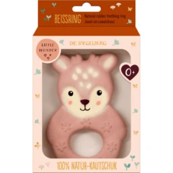 SPIEGELBURG COPPENRATH Bijtring Van Natuurlijk Rubber Met Herten - Little Wonder -Speelgoed Voor Kinderen spiegelburg coppenrath bijtring van natuurlijk rubber met herten little wonder a406712 3