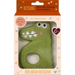 SPIEGELBURG COPPENRATH Bijtring Van Natuurrubber Krokodil - Little Wonder -Speelgoed Voor Kinderen spiegelburg coppenrath bijtring van natuurrubber krokodil little wonder a406711 3