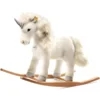 Steiff Schommelpaard Starly Unicorn Wit