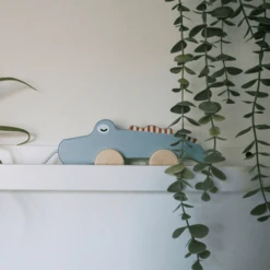 Tryco Houten Trekspeelgoed - Krokodil -Speelgoed Voor Kinderen tryco houten trekspeelgoed krokodil a393306 3