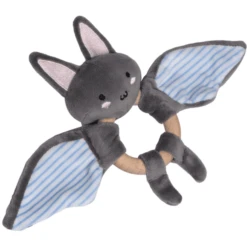 Tryco Pluche Speen Met Rammelaar - Bruce Vleermuis -Speelgoed Voor Kinderen tryco pluche speen met rammelaar bruce vleermuis a394208 3