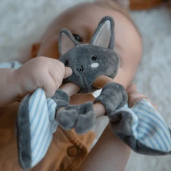 Tryco Pluche Speen Met Rammelaar - Bruce Vleermuis -Speelgoed Voor Kinderen tryco pluche speen met rammelaar bruce vleermuis a394208 4