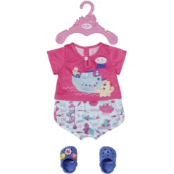Zapf Creation BABY Born Bath Pyjama & Klompen 43 Cm -Speelgoed Voor Kinderen zapf creation baby born bath pyjama amp klompen 43 cm a307383 3