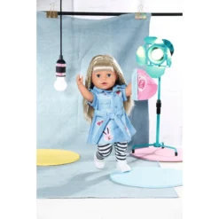 Zapf Creation BABY Born® Deluxe Jeans Jurk 43cm -Speelgoed Voor Kinderen zapf creation baby born deluxe jeans jurk 43cm a335582 4