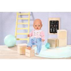 Zapf Creation Dolly Moda Shirt + Broek Fiets 43cm -Speelgoed Voor Kinderen zapf creation dolly moda shirt broek fiets 43cm a363022 2